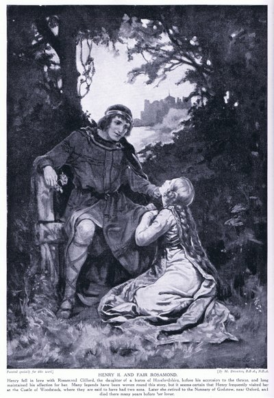 Heinrich II. und schöne Rosamund von Margaret Dovaston