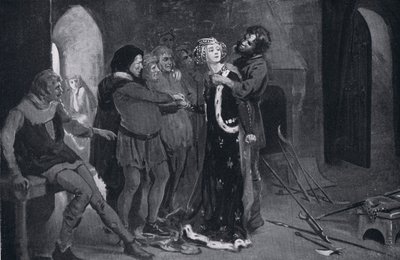 Die schöne Maid von Kent wird von Aufständischen geküsst, 1381 n. Chr. von Margaret Dovaston