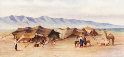 Arabisches Lager zwischen Homs und Palmyra von Margaret Thomas