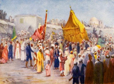 Rückkehr des Hadsch von Mekka nach Damaskus von Margaret Thomas