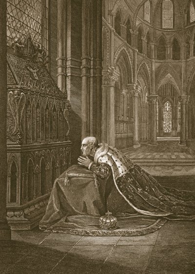 Ludwig VII., König von Frankreich, vor Beckett