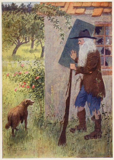 Illustration zur Geschichte von Rip Van Winkle von Maria Louise Kirk