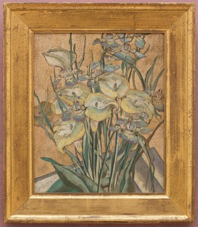 Schwertlilien und Calla-Lilien von Maria Oakey Dewing