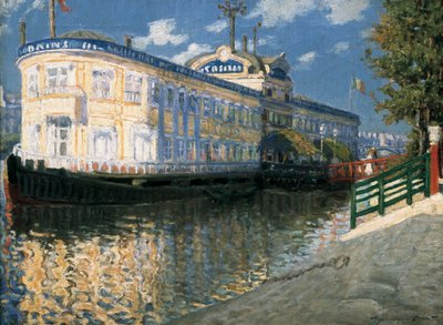 Gelbe Bäder in Paris von Maria Pidelaserra Brias