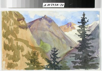 Alpenlandschaft von Maria Wiik