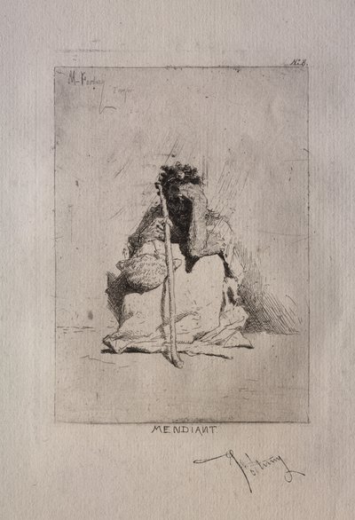 Bettler von Mariano Fortuny y Marsal