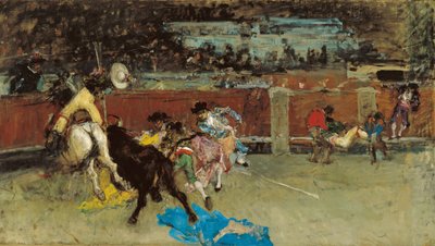 Stierkampf. Verwundeter Picador von Maria Fortuny von Mariano Fortuny y Marsal