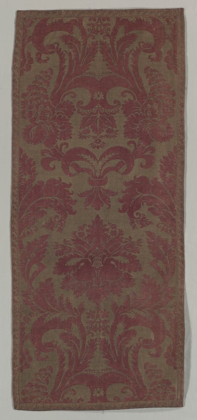 Reproduktion eines florentinischen Samts von Mariano Fortuny y Madrazo