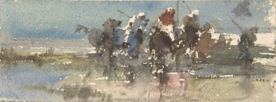 Mauren zu Pferd, ca. 1854-74 von Mariano José María Bernardo Fortuny y Carbó