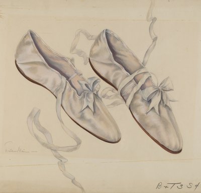 Gehschuhe, um 1936 von Marie Alain