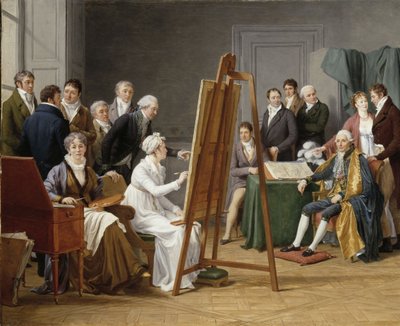 Die Zeit im Atelier von Madame Vincent von Marie Gabrielle Capet