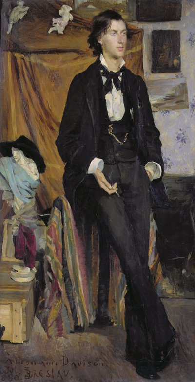 Porträt von Henry Davison, 1880 von Marie Louise Catherine Breslau