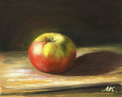 Lebendiges Apfel Stillleben von Marina Kozyr