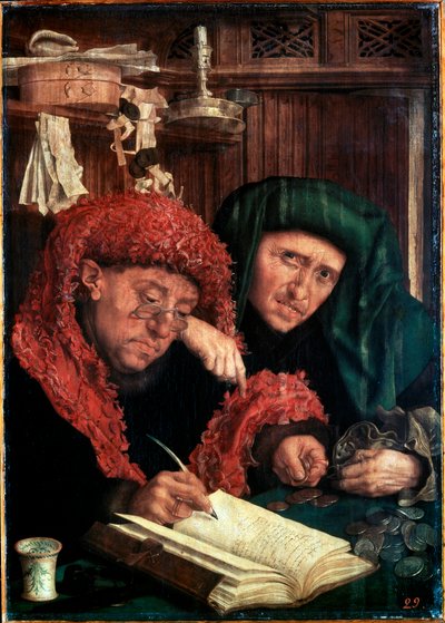 Die Steuereintreiber, zwischen 1490 und 1567 von Marinus van Reymerswaele
