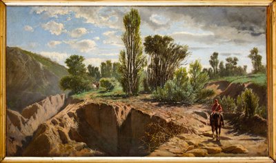 Landschaft mit reitenden Garibaldianern von Mario Di Scovolo