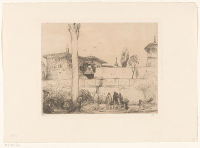 Bachi-Seraï Palast auf der Krim von Marius Bauer (signed by artist)