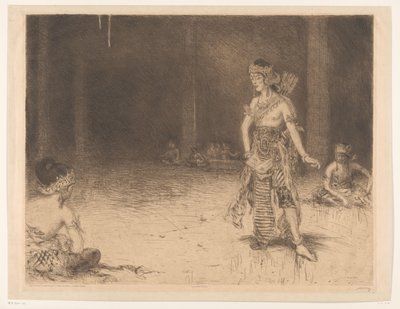 Wajang Wong von Marius Bauer (signed by artist)
