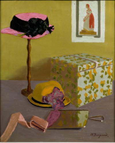 Stillleben mit Hut von Marius Borgeaud