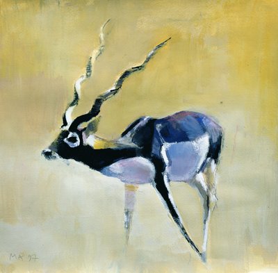 Schwarzer Bock, Velavadar, 1997 von Mark Adlington