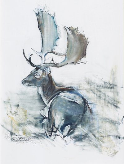 Bock im Gras, 2006 von Mark Adlington