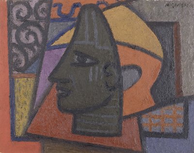 Design mit Benin-Kopf von Mark Gertler