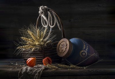 Rustikales Herbststillleben von Marsha Ma