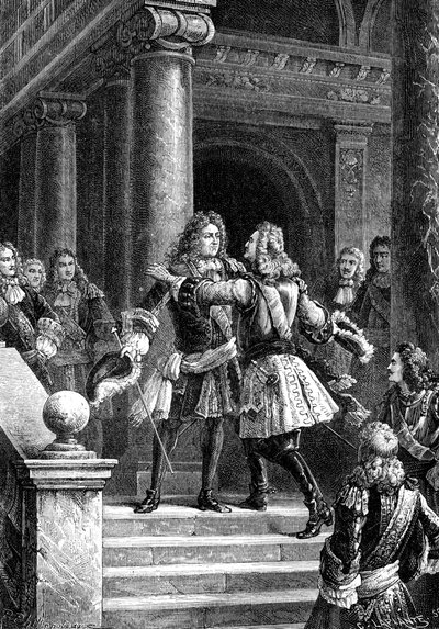 Treffen von Marschall Villars und Prinz Eugen von Savoyen in Rastatt, 1898 von Marshal Villars