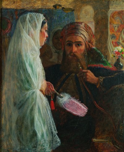 Der Hookah-Raucher von Marshall Claxton