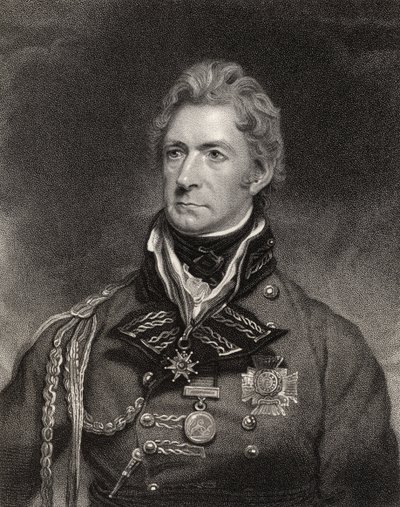 Sir Thomas Munro, 1. Baronet, graviert von Henry Hoppner Meyer (ca. 1782-1847), aus 