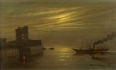 Broughty Castle - Mondscheinszene von Martin  Anderson