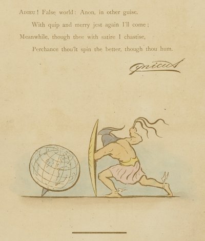 Seite aus Die Satiren des Cynicus von Martin Cynicus Anderson
