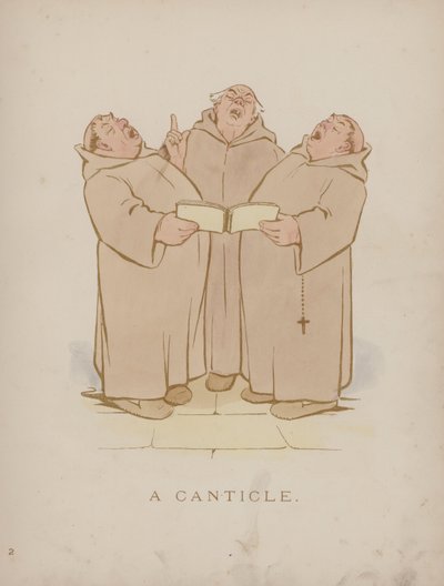 Seite aus den Humours of Cynicus (farbige Gravur) von Martin  Anderson