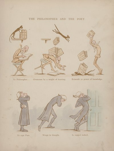 Seite aus den Humours of Cynicus (farbige Gravur) von Martin  Anderson