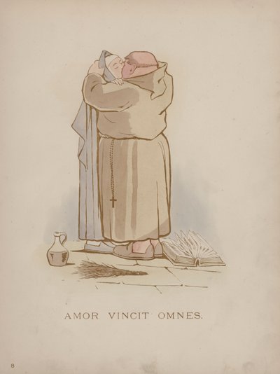 Seite aus den Humours of Cynicus (farbiger Stich) von Martin  Anderson