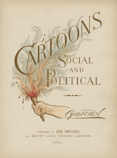 Titelbildillustration für Cartoons Social and Political von Cynicus von Martin Cynicus Anderson