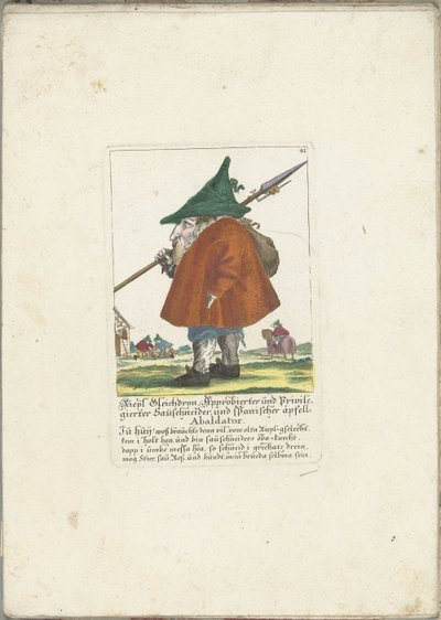 Der Zwerg Riepl Gleichdron, ca. 1710 von Martin Engelbrecht (attributed to)