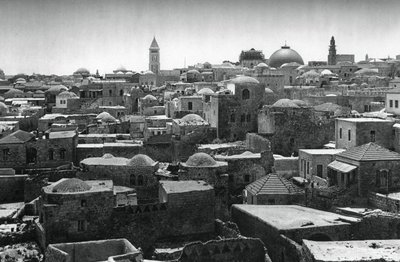 Jerusalem und Kuppel der Grabeskirche, 1937 von Martin Hurlimann