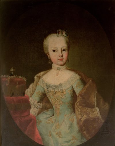 Erzherzogin Maria Josepha Habsburg-Lothringen (1751-67), zwölftes Kind von Kaiserin Maria Theresia von Österreich (1717-80) und Kaiser Franz I. (1708-65) von Martin II Mytens or Meytens