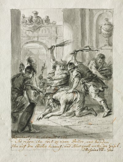 Die Geißelung, 1788 von Martin Johann Schmidt