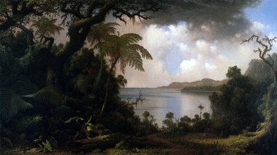 Jamaika, Blick vom Fern-Tree Walk, 1887 von Martin Johnson Heade