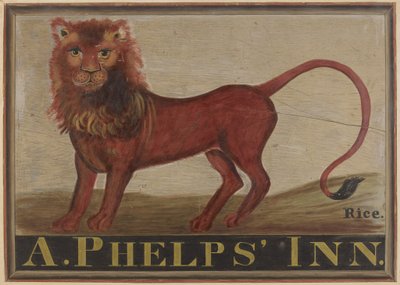 Red Lion Inn Schild von Martin Partyka