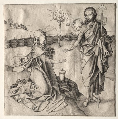 Christus erscheint der Magdalena von Martin Schongauer
