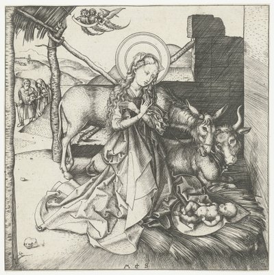 Die Geburt Christi von Martin Schongauer