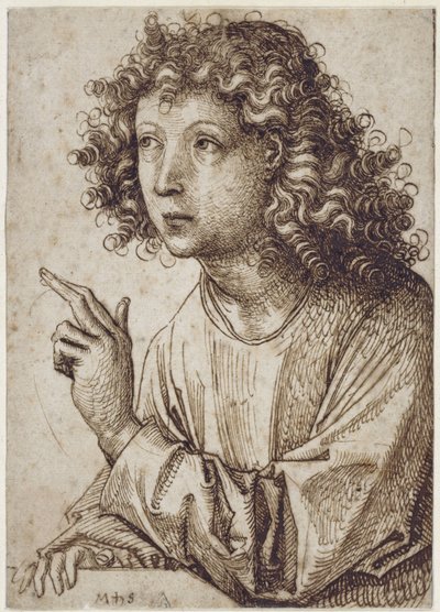 Engel der Verkündigung von Martin Schongauer