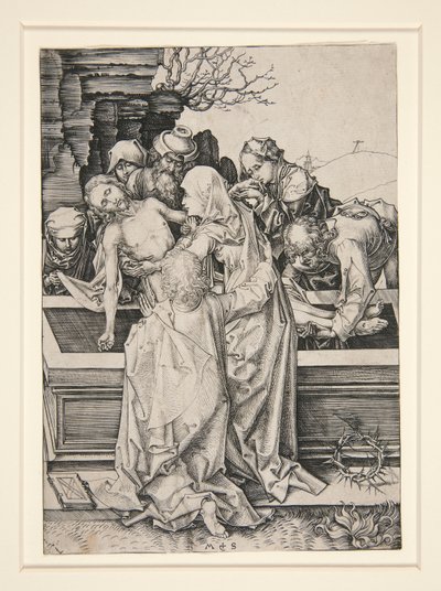 Die Grablegung von Martin Schongauer