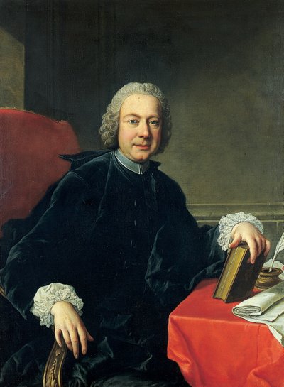 Porträt von Pietro Metastasio in einer Soutane von Martin van II Mytens