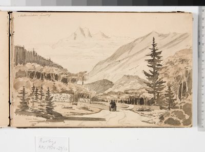 Alpenlandschaft von Martinus Rørbye