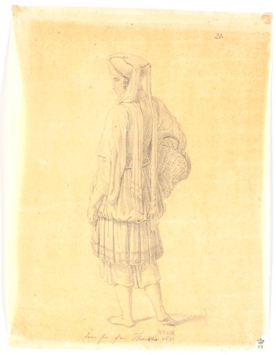 Frau von der Insel Thermia von Martinus Rørbye