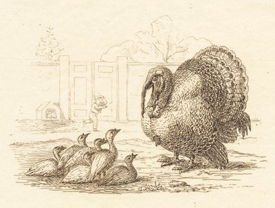 Illustration zu "Halvhundrede Fabler for Børn" von Hey von Martinus Rørbye