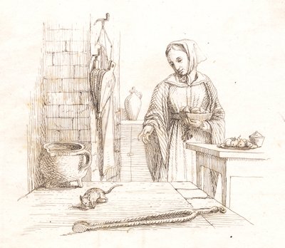 Illustration zu "Halvhundrede Fabler for Børn" von Hey von Martinus Rørbye